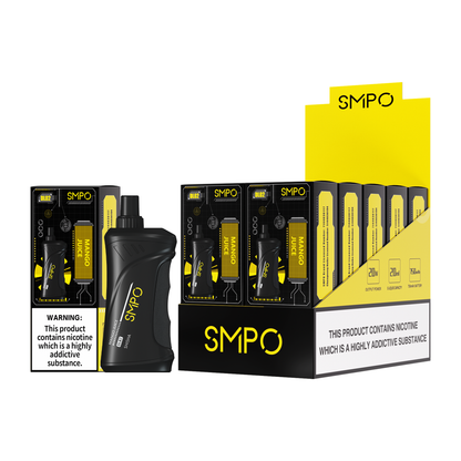 [Clearance Sale] SMPO DL02 10000 Puffs MTL/DL Wiederaufladbares Einweg Disposable Kit - Kaufen Sie 2 Stück und erhalten Sie 1 Stück zusätzlich als Geschenk (Produkte und Geschmacksrichtungen sind zufällig)