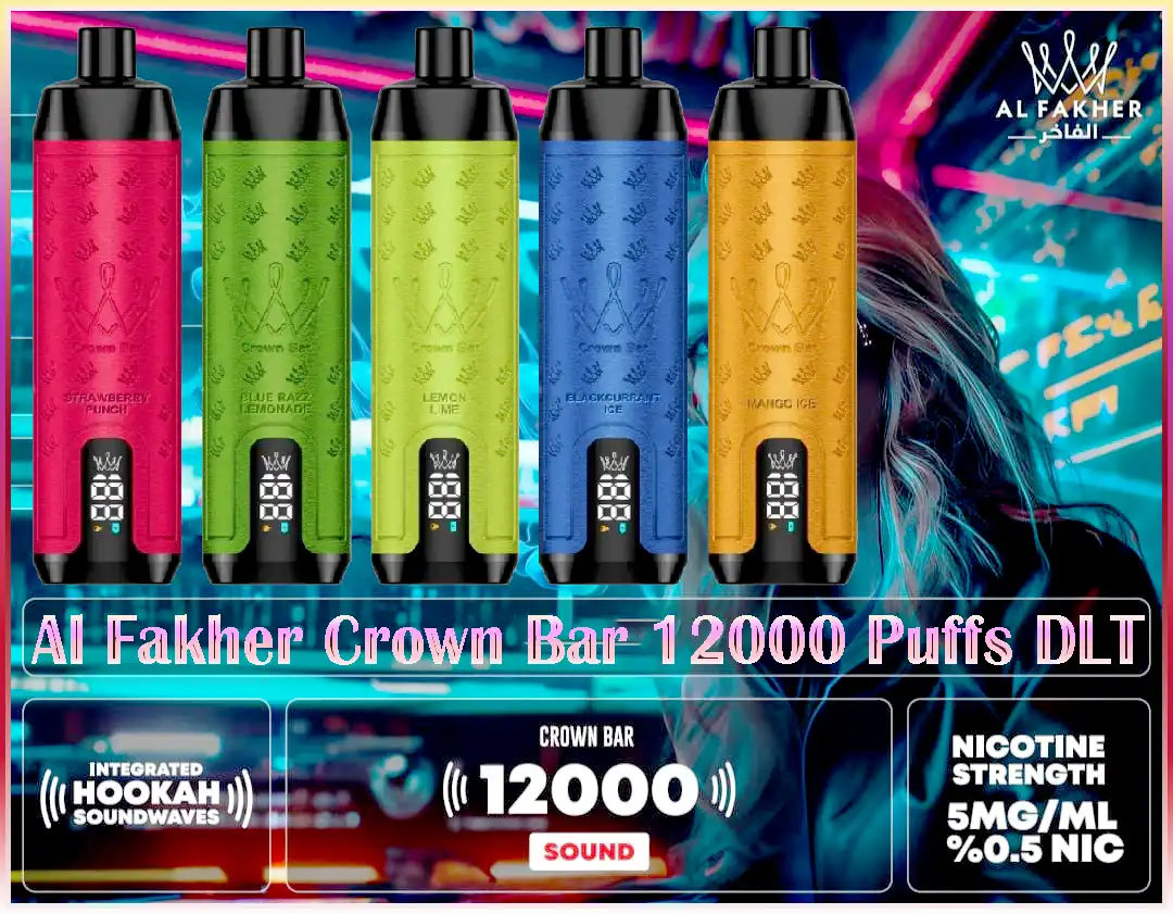 Al Fakher Crown Bar 12000 Puffs Shisha Hookah Einweg Vape