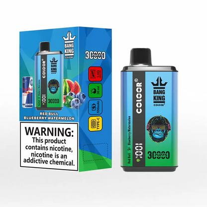 Bang King 30000 Puffs Double Flavor Wiederaufladbarer Einweg Vape (LED Display)