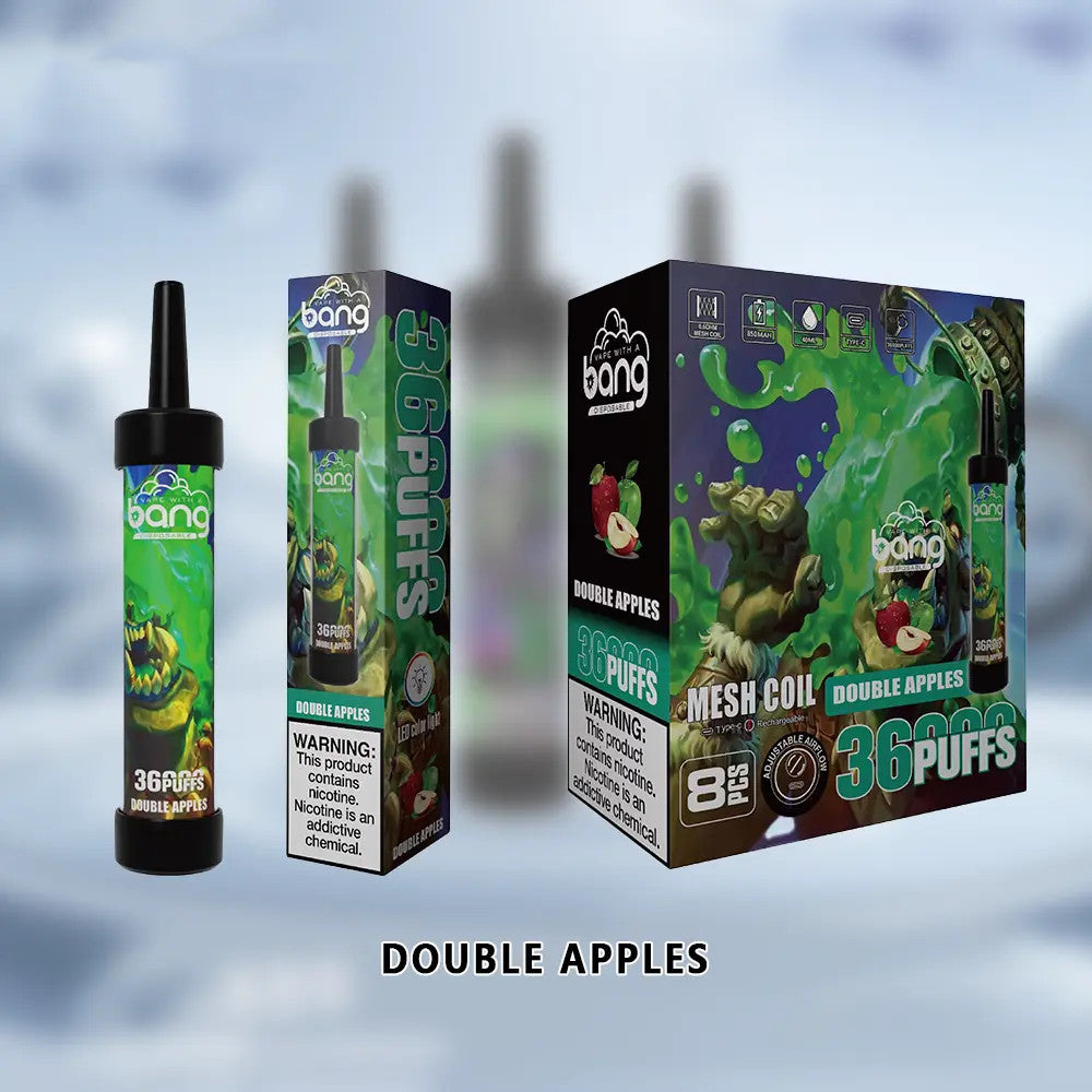 Bang 36000 Puffs Wiederaufladbares DTL Einweg Kit - Kaufen Sie 4 Stück und erhalten Sie 1 Stück zusätzlich als Geschenk (Produkte und Geschmacksrichtungen sind zufällig)