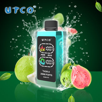 UTCO Thor-X 25000 Puffs Pre-filled Einweg Vape - Kaufen Sie 3 Stück und erhalten Sie 1 Stück zusätzlich als Geschenk (Produkte und Geschmacksrichtungen sind zufällig)