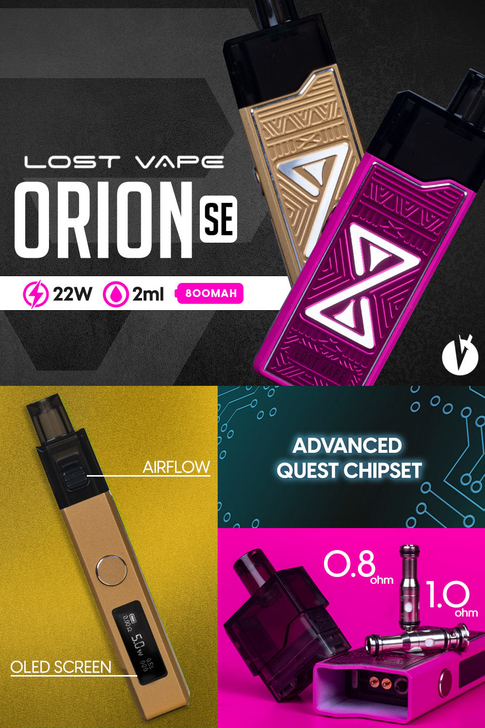 Lost Vape Orion SE Pod Kit 22W