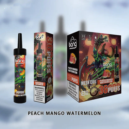 Bang 36000 Puffs Wiederaufladbares DTL Einweg Kit - Kaufen Sie 4 Stück und erhalten Sie 1 Stück zusätzlich als Geschenk (Produkte und Geschmacksrichtungen sind zufällig)