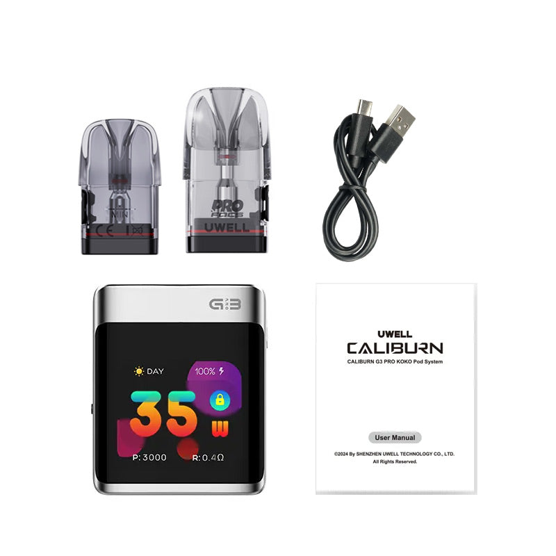 Uwell Caliburn G3 Pro KOKO Pod Kit 1250mAh 3ml