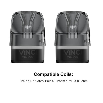 VOOPOO VINCI PnP X Leere Kartusche für VINCI E120 Kit 5ml (2 Stück/Packung)