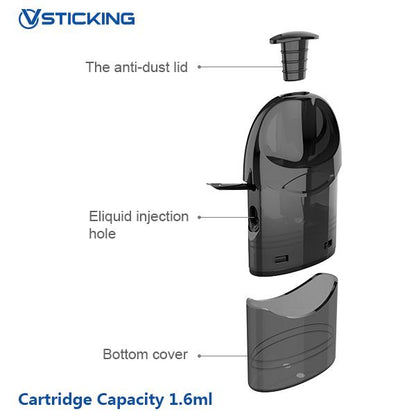 Vsticking VK280 Ersatz Cartridge 2Stück/Packung